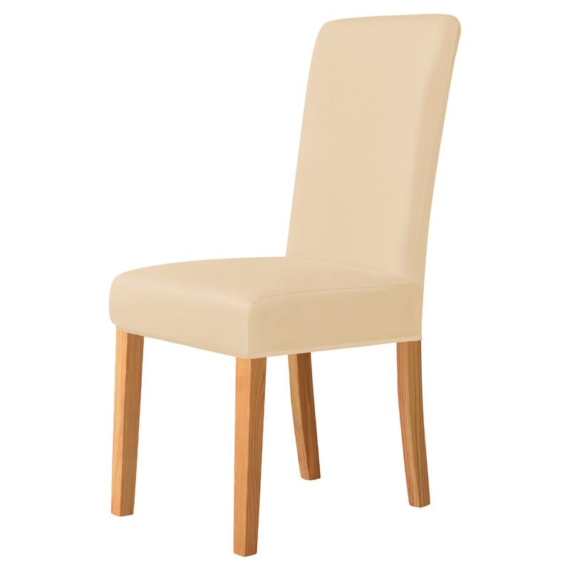 

1/4 шт. однотонные чехлы для стульев для столовой, нескользящие пылезащитные чехлы для сидений, универсальные подушки для сидений на все времена года для вечеринок 1pc Chair Cover