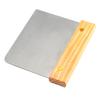1Pc Kitchen Stainless Steel Scraper Baking Pastry Tools Wooden Handle Dough Scraper Cutter Kitchen Baking Cutting Tool