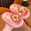 Kapibara Summer Children's Water-Draining Sandals Boys and Girls Non-Slip Bathroom Shower Parent-Child Kids Beach Sandals