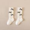 Korean Style Long Girls Socks Solid Color Grils Stocking Soft Pile-up Socks  1-5 Year