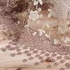 Moda donna Abbigliamento estivo Accessori Sciarpa di pizzo Nappa floreale Sciarpe scialle 150x40 cm