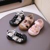 Summer Children's Creek Sandals Single Mesh Boys' Sports Sandals Hollow Fashion Girls' Bag Head Shoes Non-slip Soft Sole