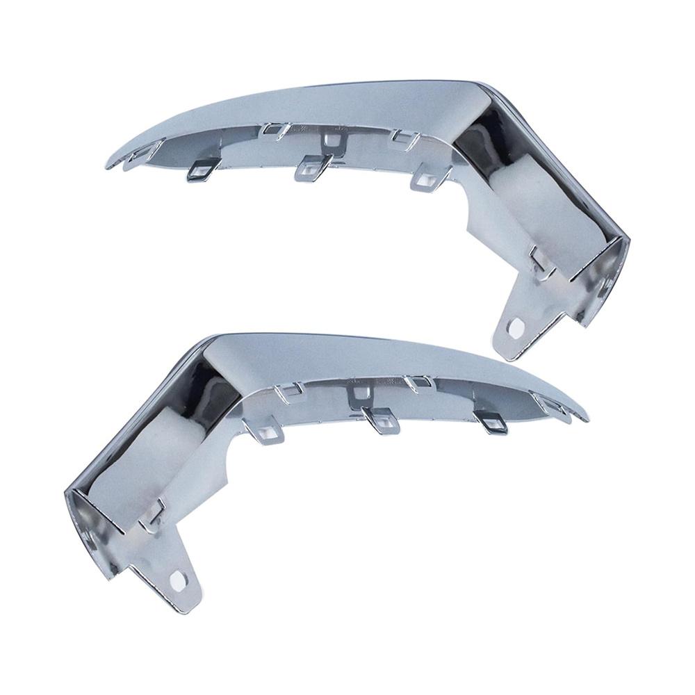 2x Front Bumper Chrome Trim Molding For Benz W212 E-Class 2128852874 2128852774