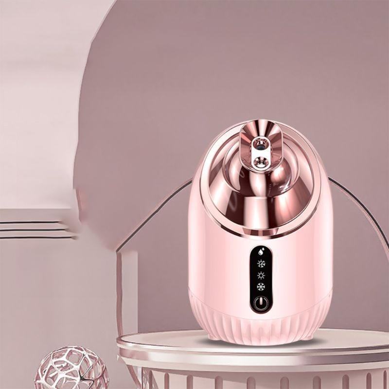 Skin Hot and Cold Face Steamer for Facial Deep Cleaning Pore Cleaner Moisturizes Calms Dry Skin Vaporizer for Spa Gifts