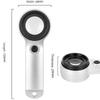 Lupă Portabilă 30x Încărcare USB Pentru Citit Antichități Ochelari Lupă Lumină Violetă UV Verificare Bancnote