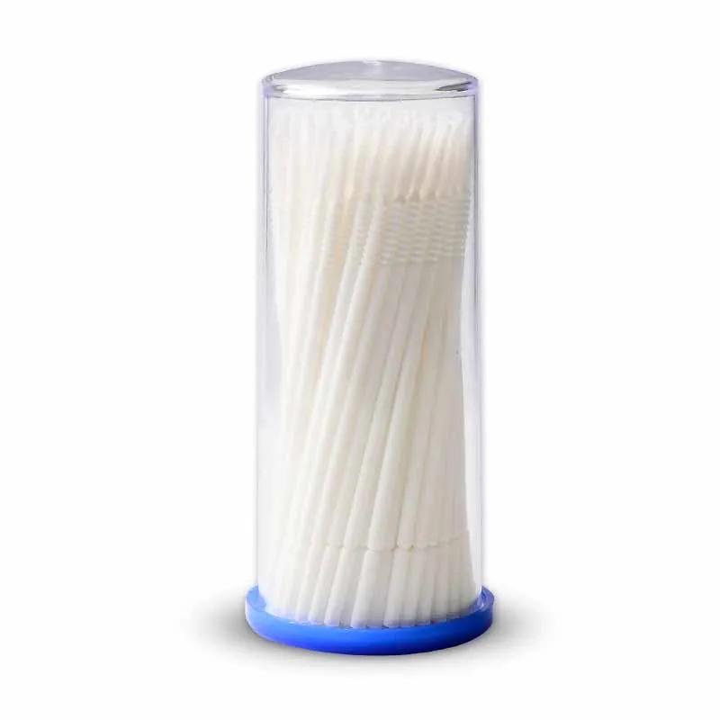 New Long Head 100pcs Disposable Makeup Eyelashes Brushes Mint Green Micro Mascara Brush Use for Eyelash Perming