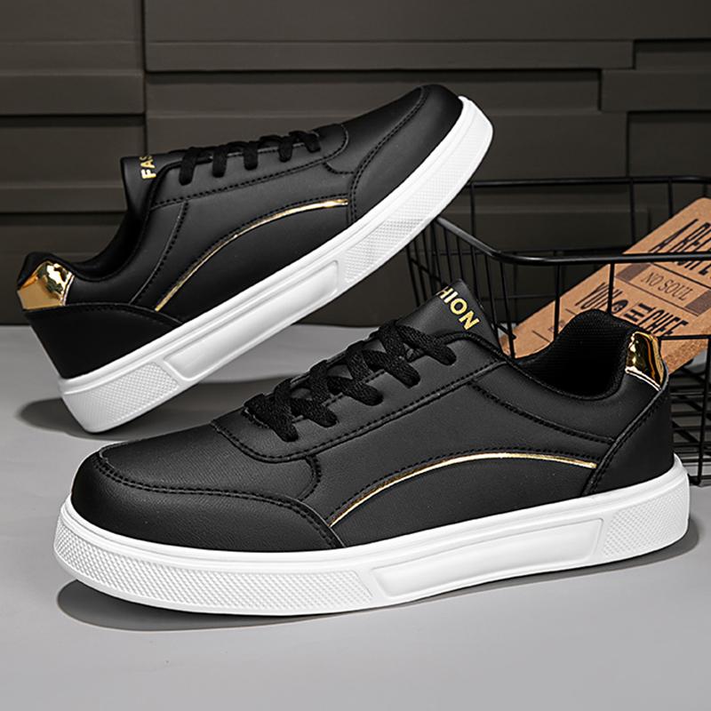 Scarpe Casual da Uomo Scarpe Morbide da Donna Comode Scarpe Casual in Ecopelle per Uomo Autunno Sneakers da Uomo Bianche Monocolore