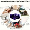 1pc Gothic Purple Pink Black Skull & Bat Wing Flannel Blanket - 280gsm Heavyweight Soft Bedspread, All-Season Beige-Friendly Bed
