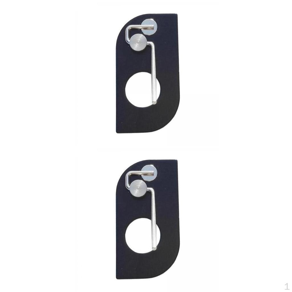 2Pcs Aluminum Recurve Bow Magnetic Rest for Hunting Targeting