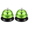 uxcell Restaurant Desk Bell, 65mm (2.56"), Dinner Bell, Service Bell, Green