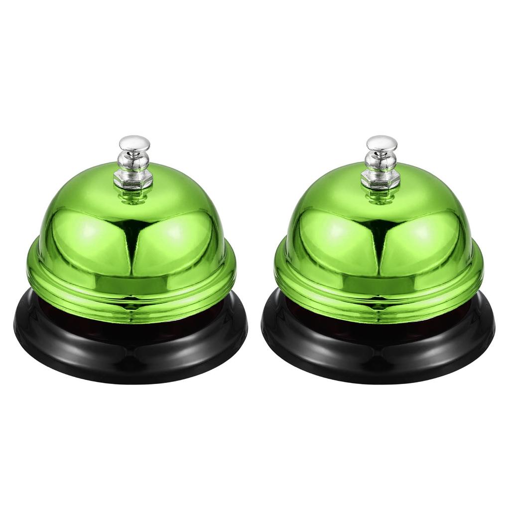uxcell Restaurant Desk Bell, 65mm (2.56"), Dinner Bell, Service Bell, Green