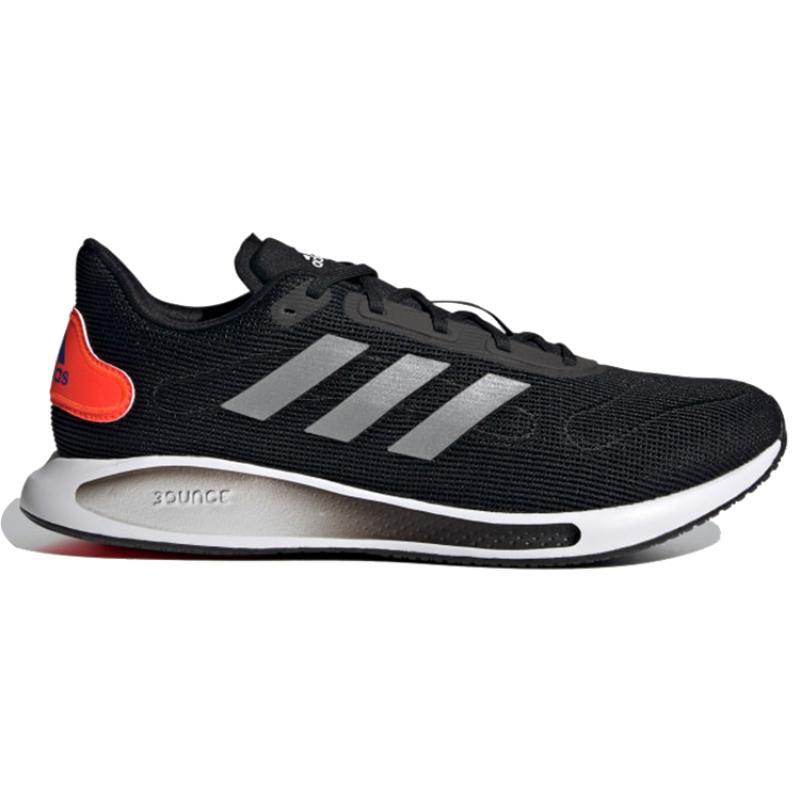 Adidas Galaxar Run 'Black Solar Red' Sneakers FW1187