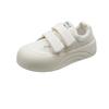 Fashion Cloudlike Thick Bottom Platform Slip-ons Women's Fashion Sneakers Spring 2025 Magic Tape round Toe High Heel Korean Sle