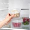 Refrigerator Freshness Box Portable Round Transparent Draining Double Layer Freshness Box Home Ginger Garlic Onion Storage Box