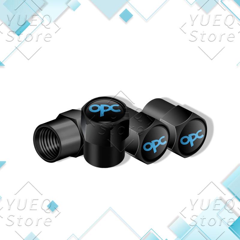 

4Pcs/set OPC Logo Emblem Car Wheel Tire Valve Caps Dustproof Air Stem Covers For Opel Vauxhall Astra G H J K FCorsa Mokka Zafira