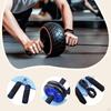 7 Piece Ab Workout Roller Wheel Kit Jump Rope Knee Pad Accessories Anti Slip Grip for Men and Women