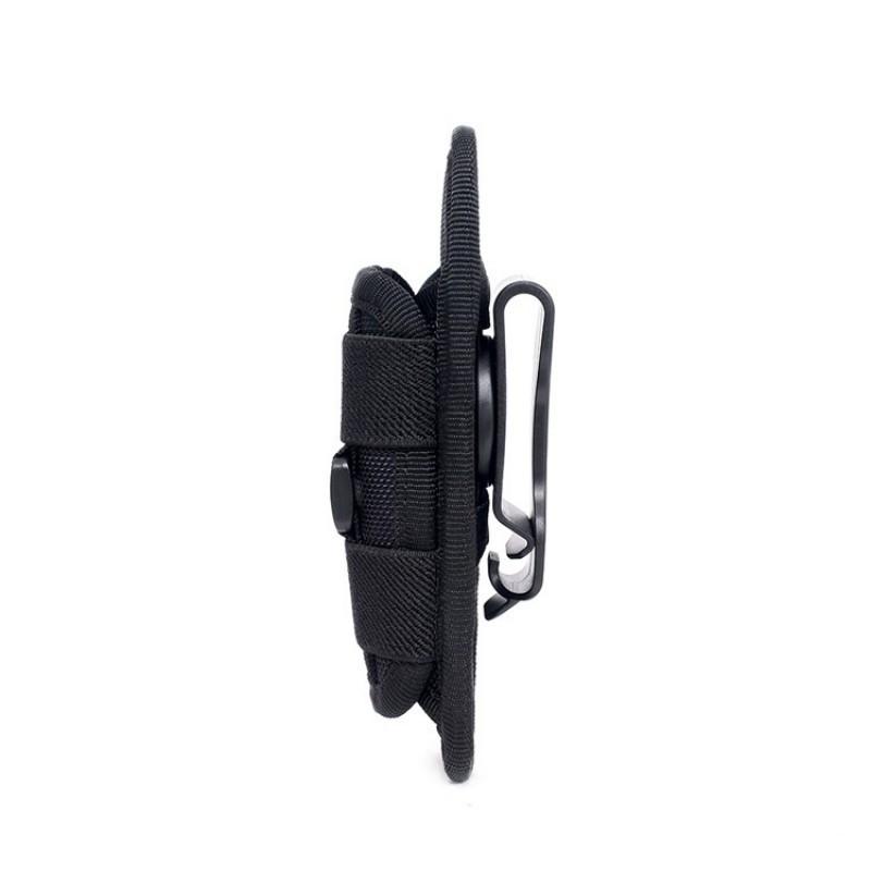 Outdoor Flashlight Set Multi-power 360-degree Rotation Universal Waist Military Fan Sports Hanging Bag