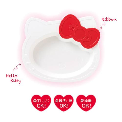 OSK Hello Kitty Plate KP-18F White [KP-18F]