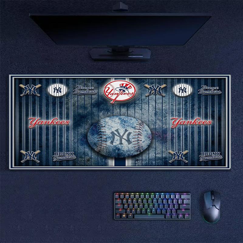 New York Yankees Color Mouse Pad Large Gaming Table Cushion Non-slip Laptop Tablet Big Mousepad XXL Mat Mini PC Playmat With Lock edge
