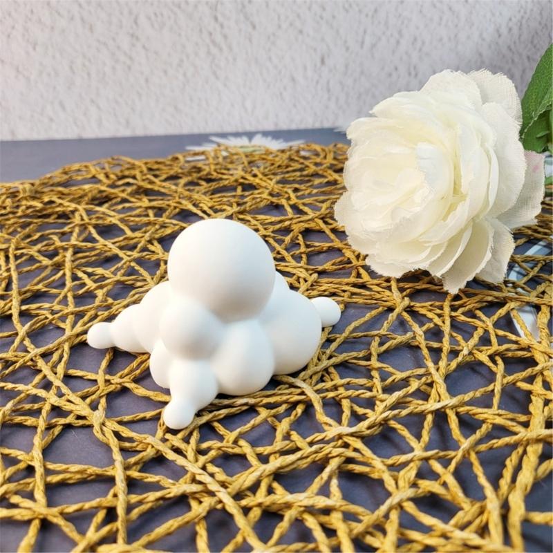 Clouds Mass Statue Silicone Candle Molds for Epoxy Resin Making Candle Soap Fondant Chocolate Candy Cement Clay Molds