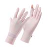Sunscreen gloves Summer ice silk women's outdoor sports ice feeling thin breathable non-slip riding flip touch screen gloves