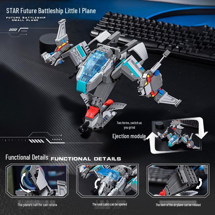 Tanque Cangrejo Interestelar Caza Bloque de Construcción Juguete JD021-25