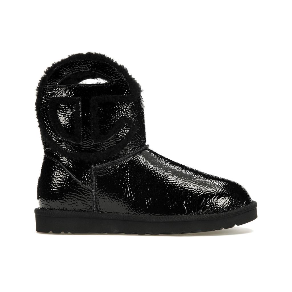Telfar x UGG Logo Mini Boot Crinkle - Schwarz Herren Sneaker 1155790-BLK