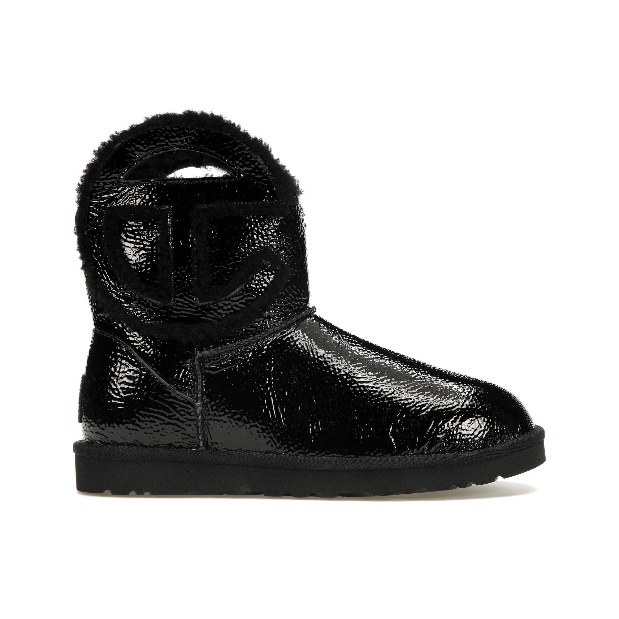 

UGG Telfar x Logo Mini Boot Crinkle - Black Men Sneakers 1155790-BLK 45