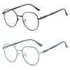 2pcs Anti Radiation Metal Oval Eyeglasses for Women Square Frames Fashion Candy Color