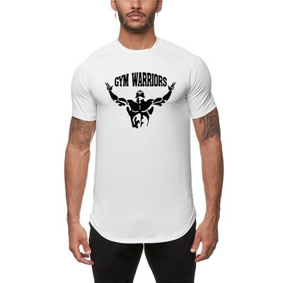 Sports Fitness T-shirt Men's Trendy Slim Short-sleeved Quick-drying Sweat-absorbent Training Top