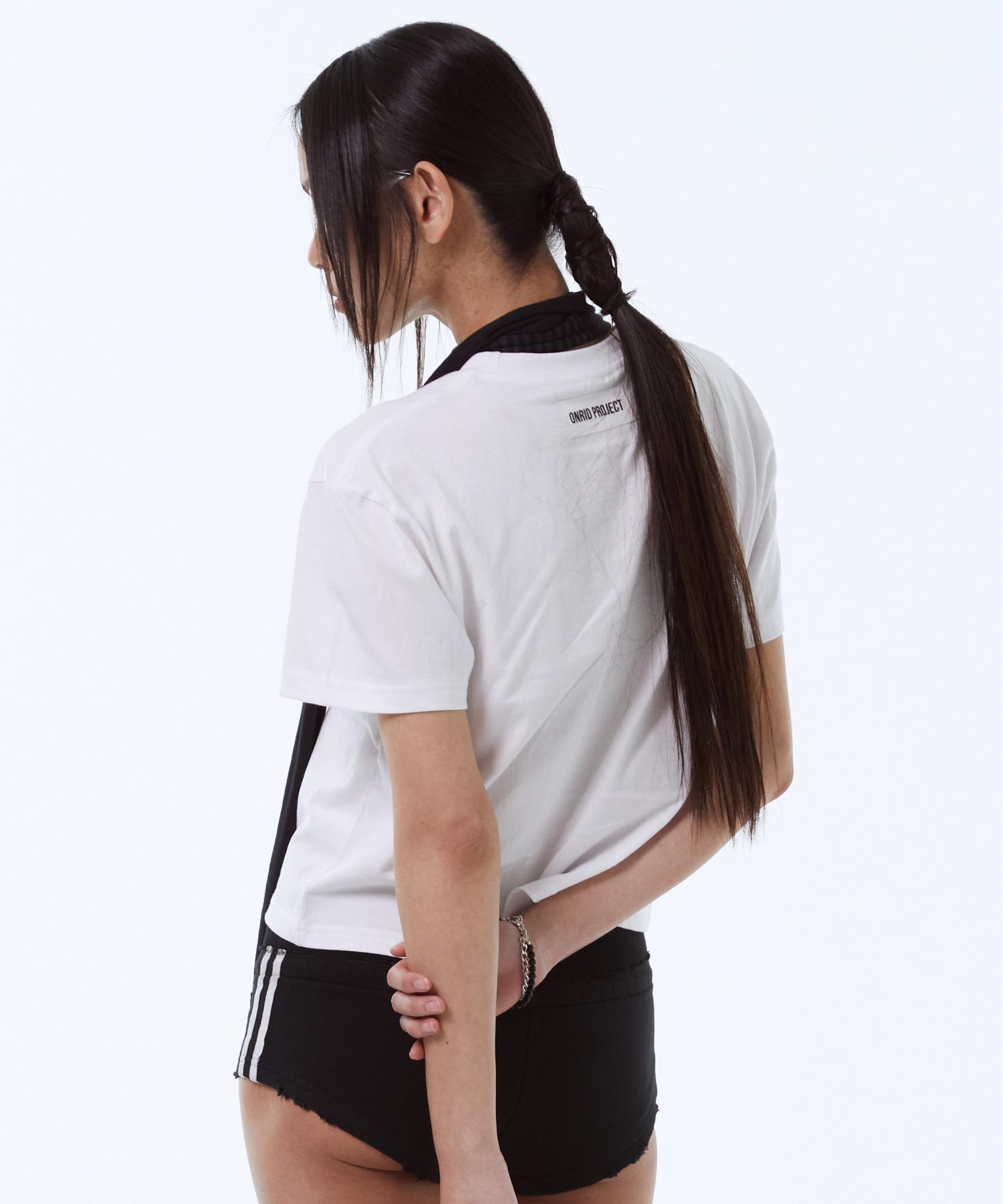 Onlyd Project Women S Logo Label T-Shirt - White