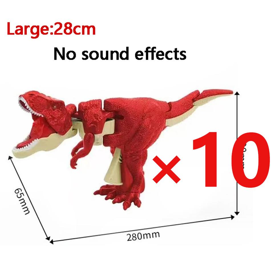 Zabawka Dinozaur Ryczący Naciśnij Ugryź, Elektroniczny T-Rex z Potrząsaną Głową i Efektami Dźwiękowymi, Interaktywny Tyranozaur Rex Prezent dla Dzieci