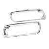 DT08 Chrome 1Pair Front Fog Light Driving Lamp Cover Trim for Mitsubishi Pajero V80 V93 V95 V97 V98 2015- Car Decoration