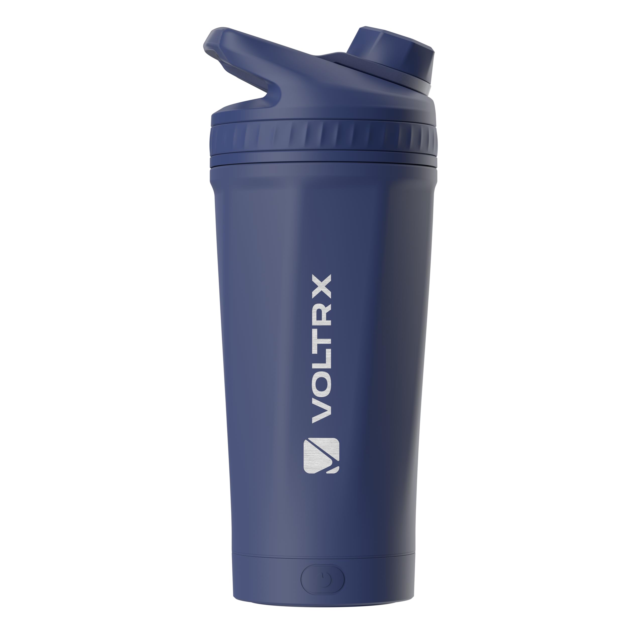 VOLTRX ChillMix Shaker Insulated Stainless Steel Rechargeable Electric Protein Shake Shake Replacement Shaker Cup for Protein Shakes and Chrome Steel
