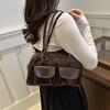 Women's Casual Shoulder Bag with Smooth Surface Shopping Casual Bag for Ceremony and Other Holidays