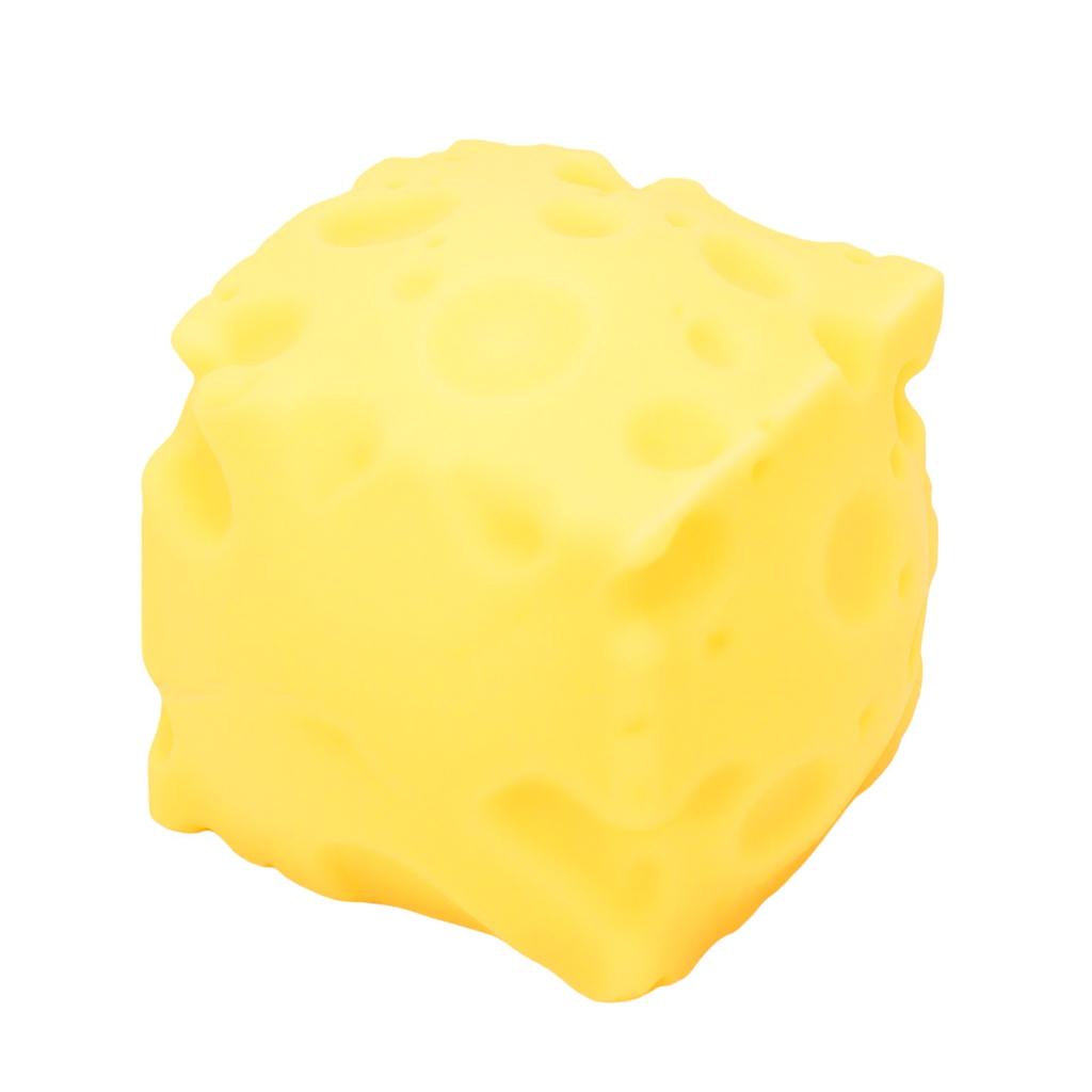 Cheese Block Squeeze Toy Slow Rising Soft Simulation Food Squeeze Toy Cute Desk Decor Office Classroom Birthday Gift