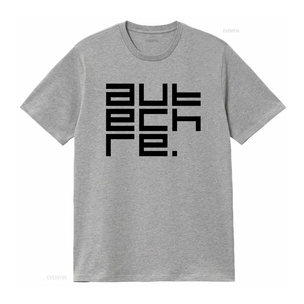 Autechre Name T Shirt White Available in Sizes S 5XL with Free UK Shipping vintage Washed Versatile Stretched