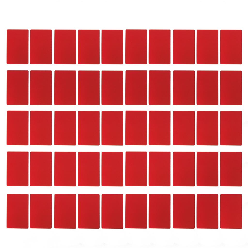 50PCS Business Name Karte Laser Gravur Wasserdicht und Verschleiß Beständig Aluminium Visitenkarte für