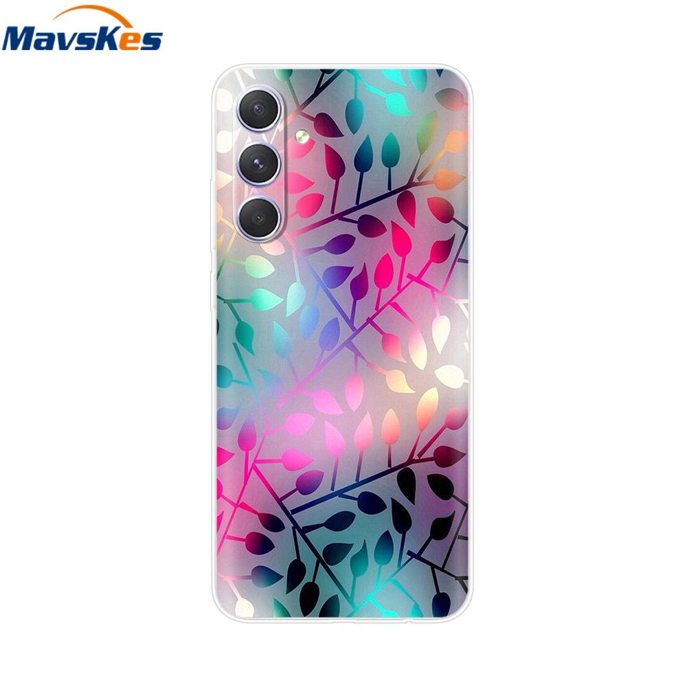 Shockproof Clear Silicone Soft Phone Back Case For Samsung Galaxy A55 5G SM-A556V A 55 Cases Cover Coque Shell Bags Mask Fundas