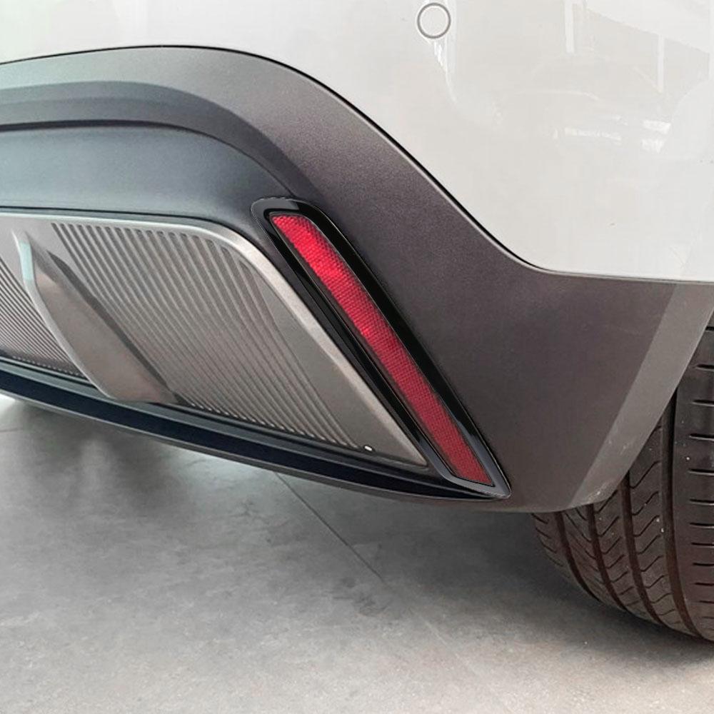 Car Rear Fog Light Frame Cover for MG 4 MG4 EV Mulan 2025 2025 2025 Back Fog Lamp Trim 2Pcs Bumper Sticker Styling Accessories