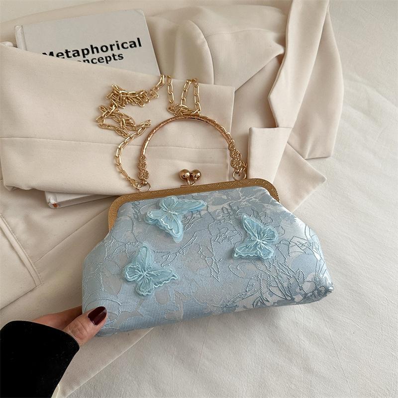 Summer Summer Retro Portable New Chinese Style with Horse Dress Cheongsam Bag Women's 2025 New Messenger Bag