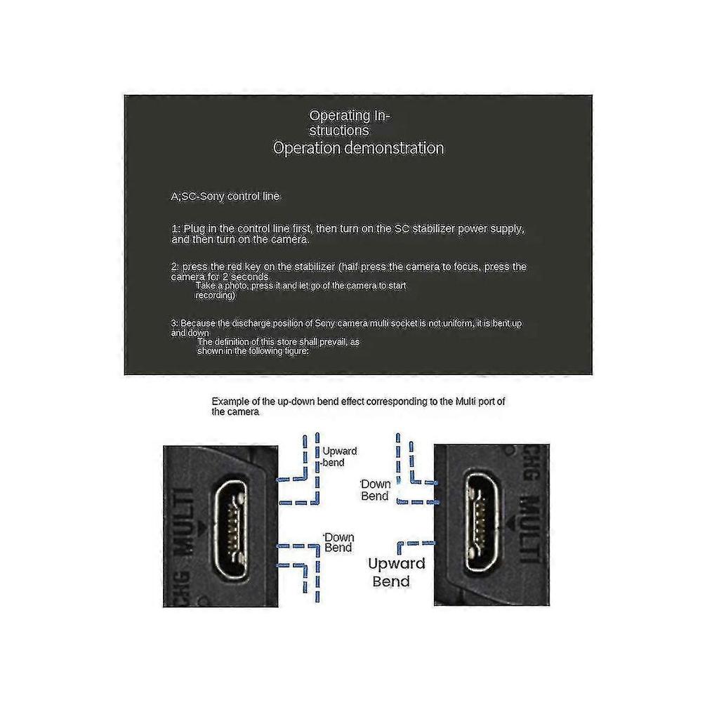 For Sc2 Camera Control Cable Usb-c To Multi-usb Multi-camera For A7 A7r A7s Ii Iii Iv A6600 Camera