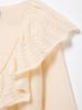 TAOP&ZA Women's Spring/Summer Elegant Fashion Knitted Top with Sweet Layered Design