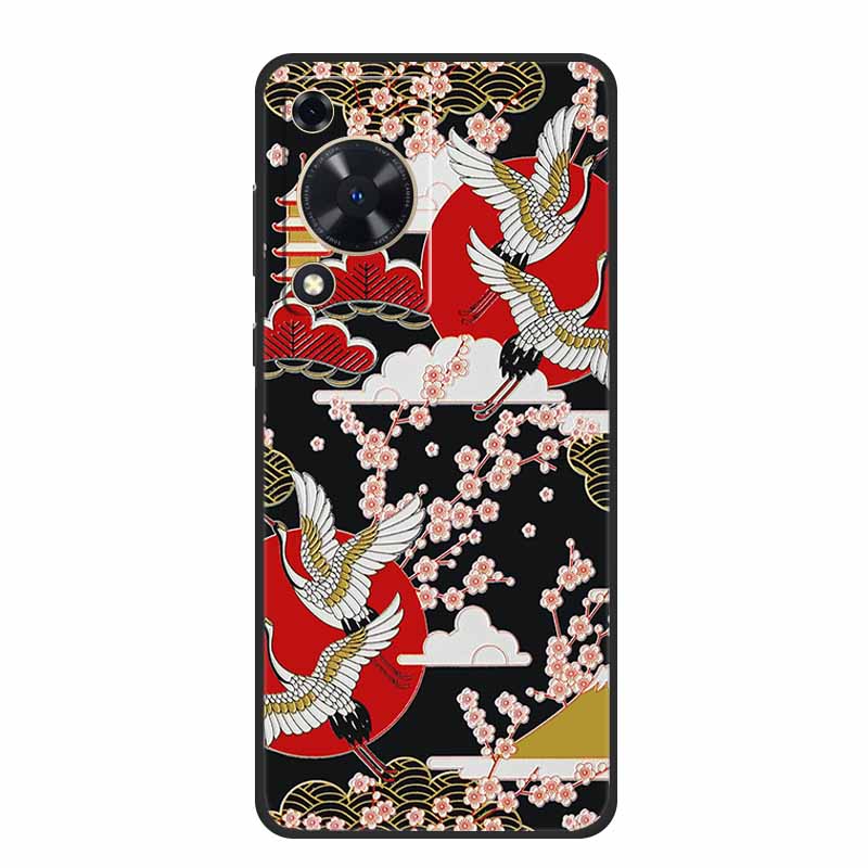 3D Emboss Case For Huawei Nova Y72s Y63 Y72 12s Pura 70 Pro Ultra P60 Pro Phone Case Y 72 S Y 63 Black Silicone Soft Back Cover