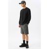 CusTomellow Black Graphic Long Sleeve T shirT Black cwTas25214bkx