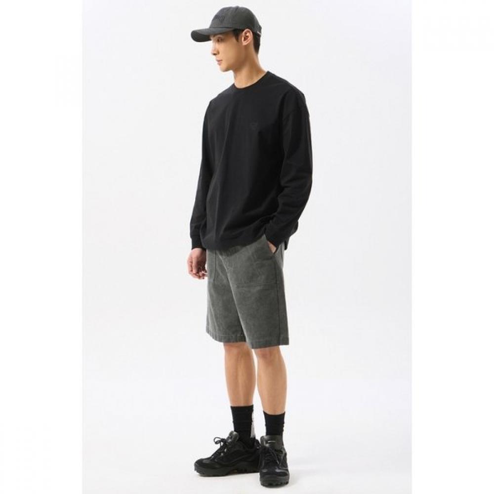 CusTomellow Black Graphic Long Sleeve T shirT Black cwTas25214bkx