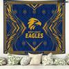 West Coast Eagles Wall Tapestry Aesthetic Wall Hanging Printed Fabric Blanket Decorative Tapestries for Bedroom Living Room Home Decor