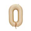 32/40inch Cream Caramel Color 1-9 Number Balloon Happy Birthday Party Decoration Balls Baby 1 2 3 Years Birthday Party Supplies