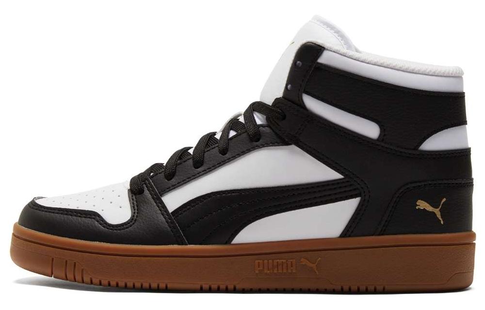 Puma Rebound LayUp White Black Gum 42.5
