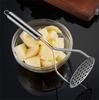 Stainless Steel Potato Masher - Kitchen Mud Press Tool for Fruit Juice Extractor Multipurpose Crusher Puree Maker
